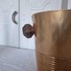Champagne bucket or art deco champagne bucket 1930 gilded wood