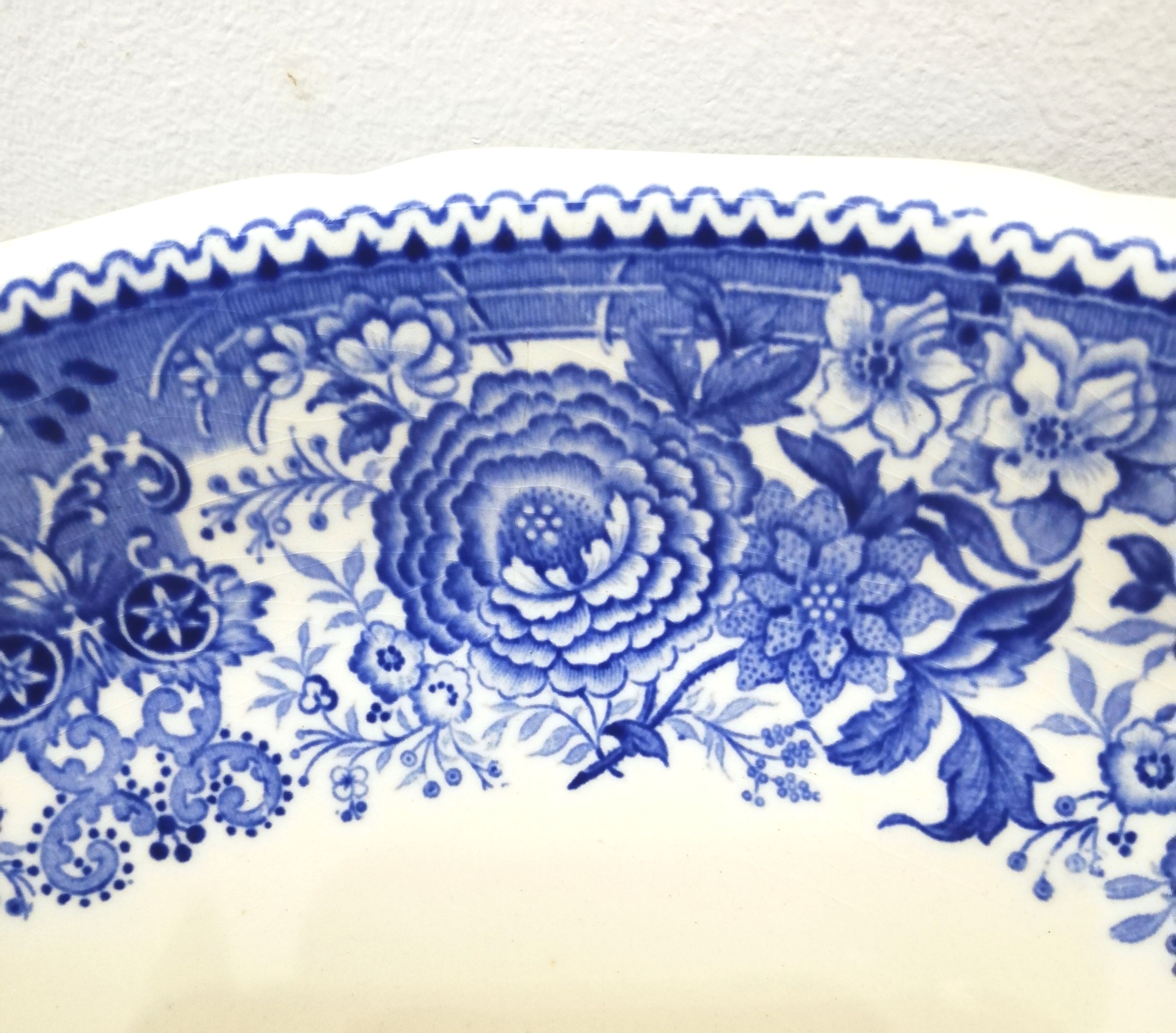 Bowl Villeroy & Boch pattern Burge land blue