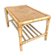 Vintage coffee table in bamboo and rattan