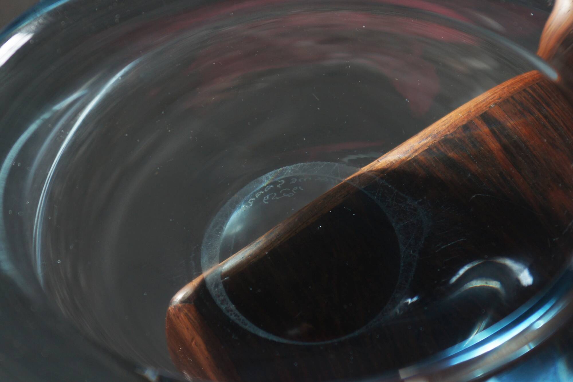 Glass Bowl design Per Lütken for Holmegaard, 1950s