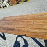 Patinated fir farmhouse table