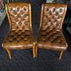 2 English Chesterfield chairs