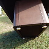 Leather rectangle coffee table by De Sede 1980