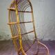 Fauteuil suspendu en rotin vintage