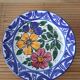 8 hand-painted plates