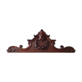 Walnut cabinet fronton in the late 19th century