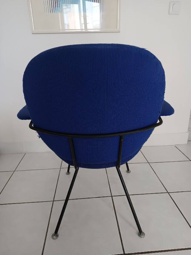 Vintage armchair 1950 gispen blue