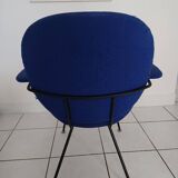Vintage armchair 1950 gispen blue