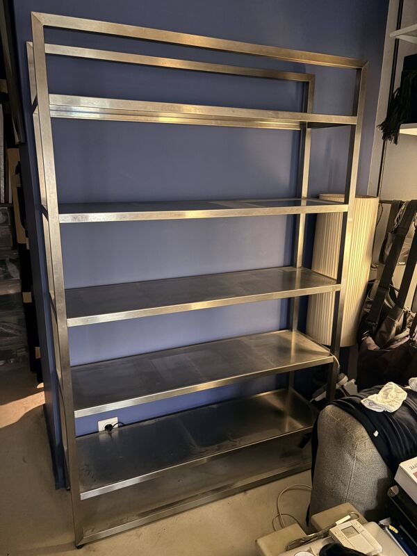 Bibliothèque en métal habitat année 2007/2008