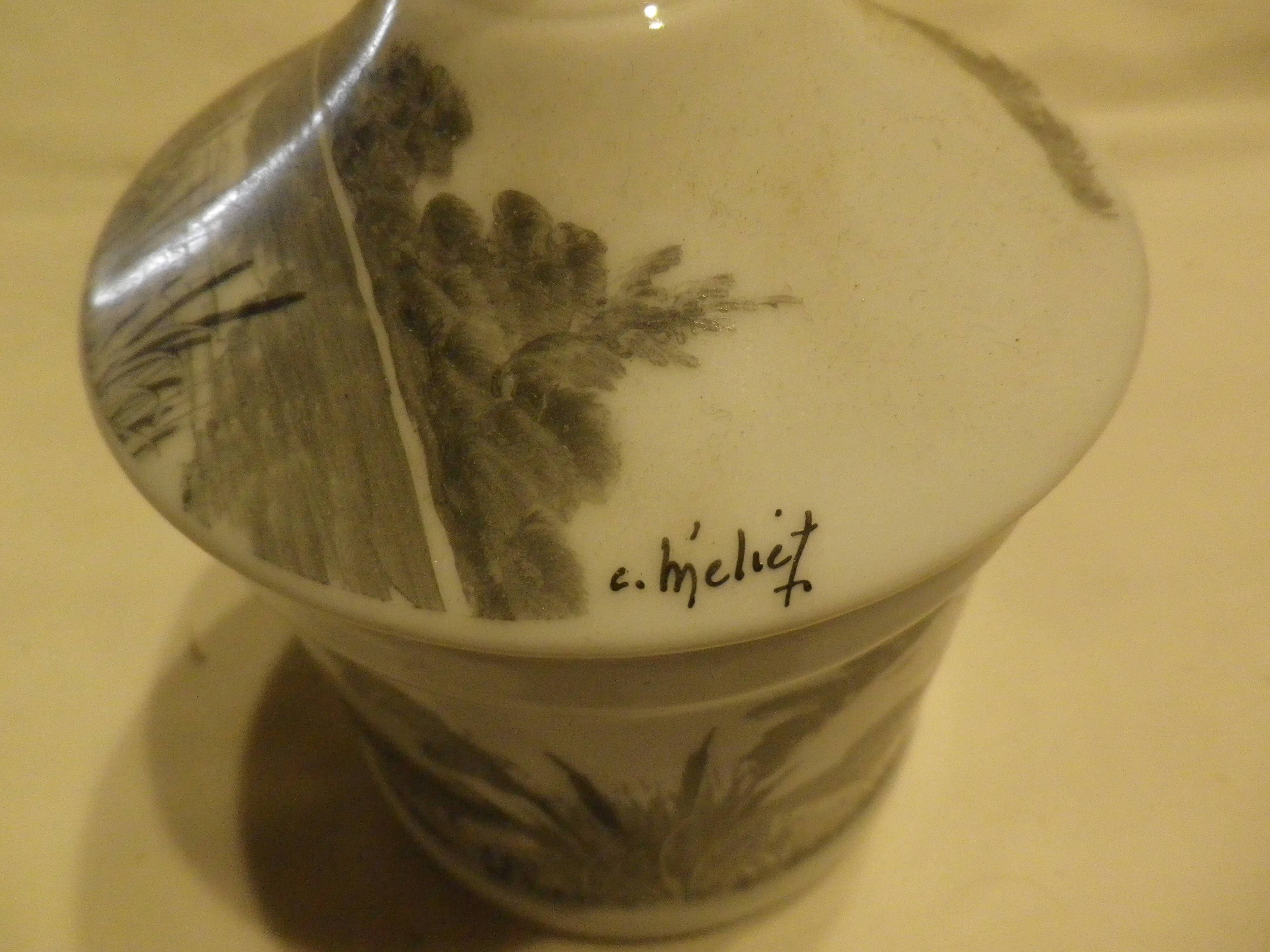 Decorative pot C.MILIET