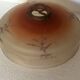 Vintage frosted glass ceiling light - 1950s