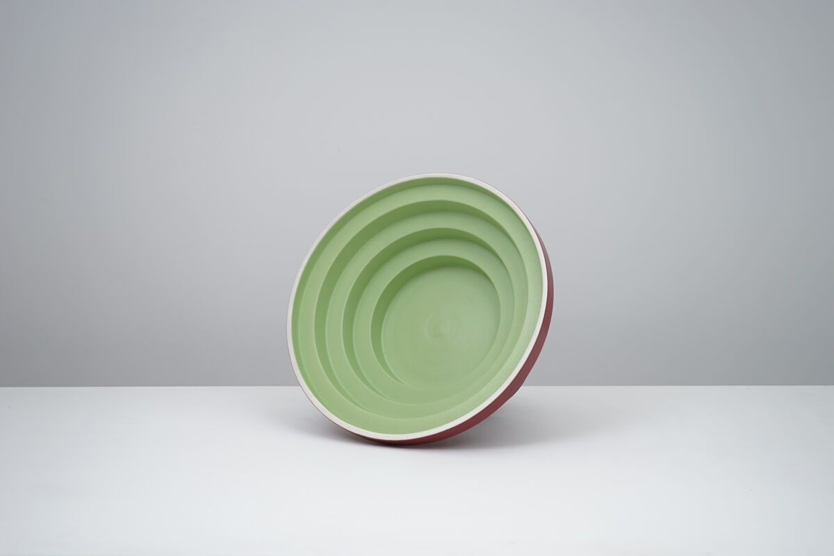 Ettore Sottsass model 540 fruit cup for Bitossi, 1985