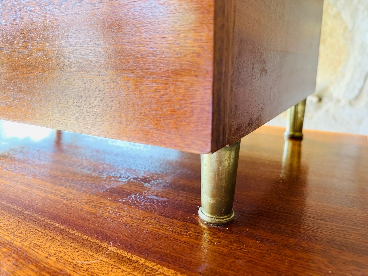 Vintage bedside Scandinavian style 60s