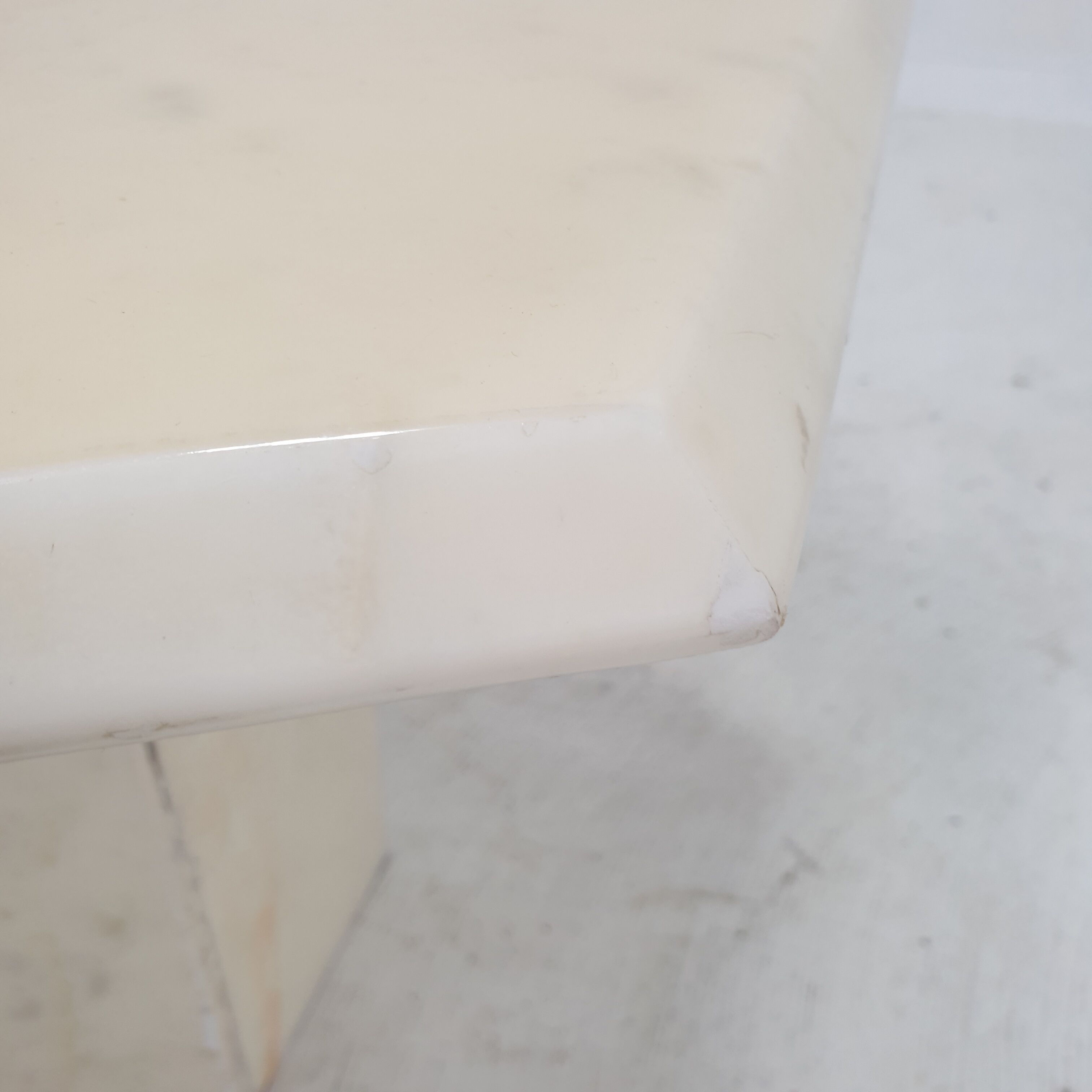 Set of 3 Italian Carrara Marble Side Tables, 1980s