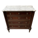Small Louis XVI style mahogany chest of drawers, 20th century