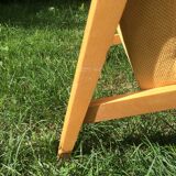 Vintage chair feet yellow compass - 60s