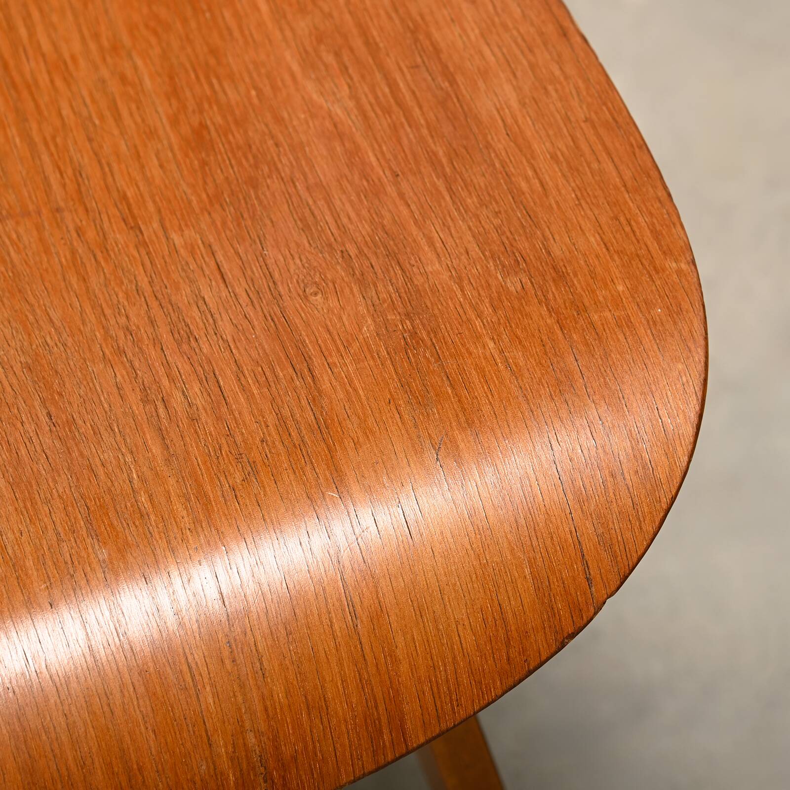 Charles and Ray Eames Early DCW Walnut Plywood Dining Chairs Herman Miller