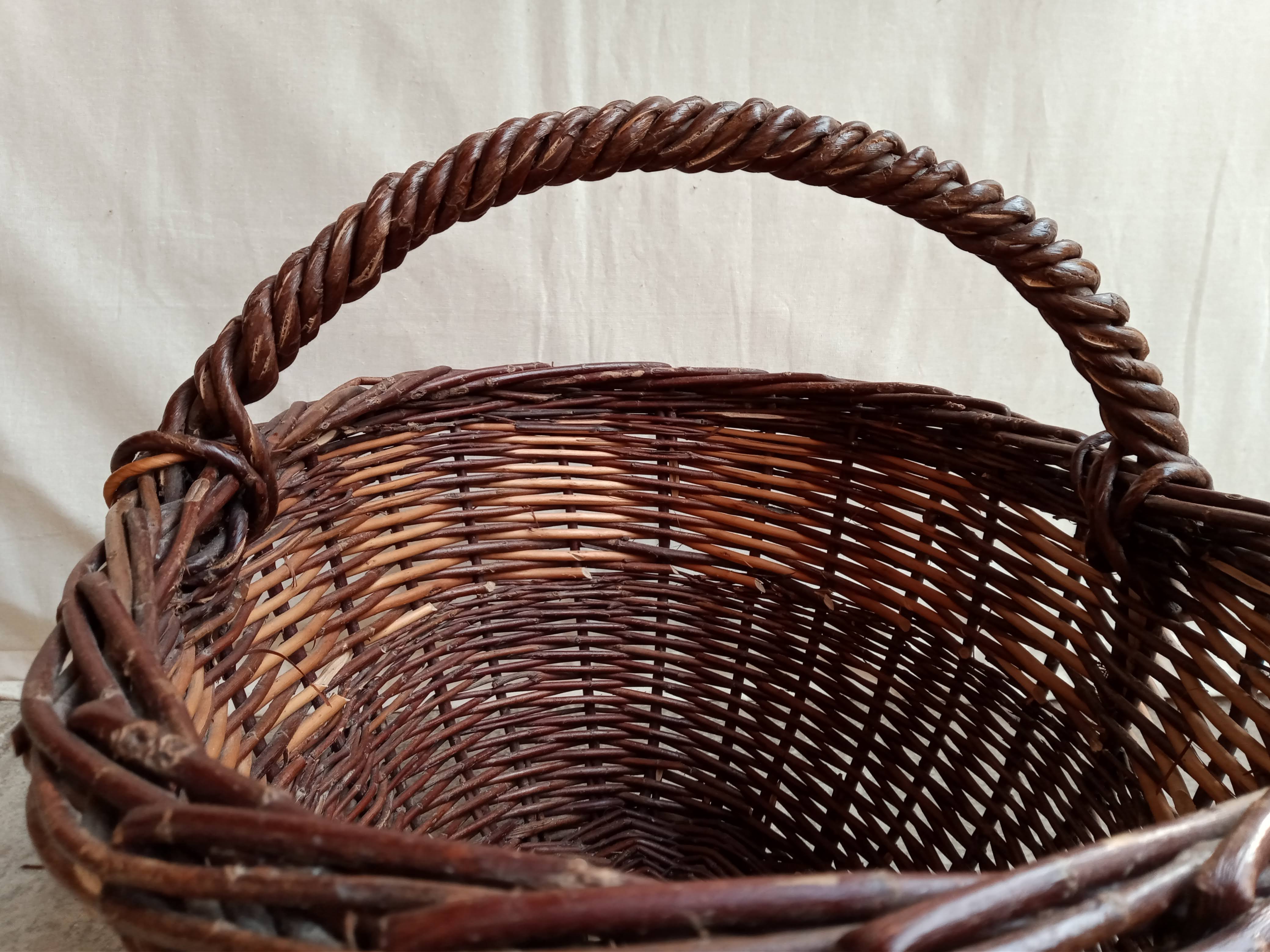 Old wicker basket