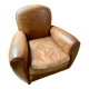 Fauteuil club en cuir