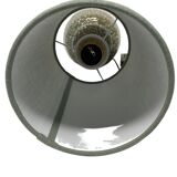 Ceramic lamp and linen shade