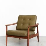 Arne Vodder Lounge Easy Chair FD 164 for France & Søn
