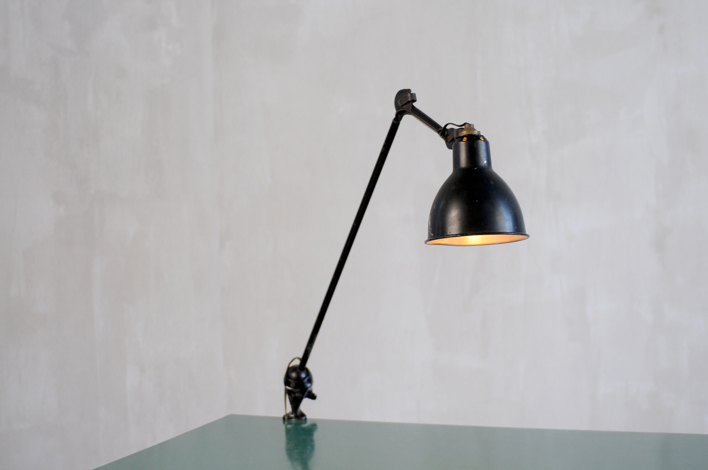 Architect's lamp mod. 201, Bernard Albin Gras, France 1930