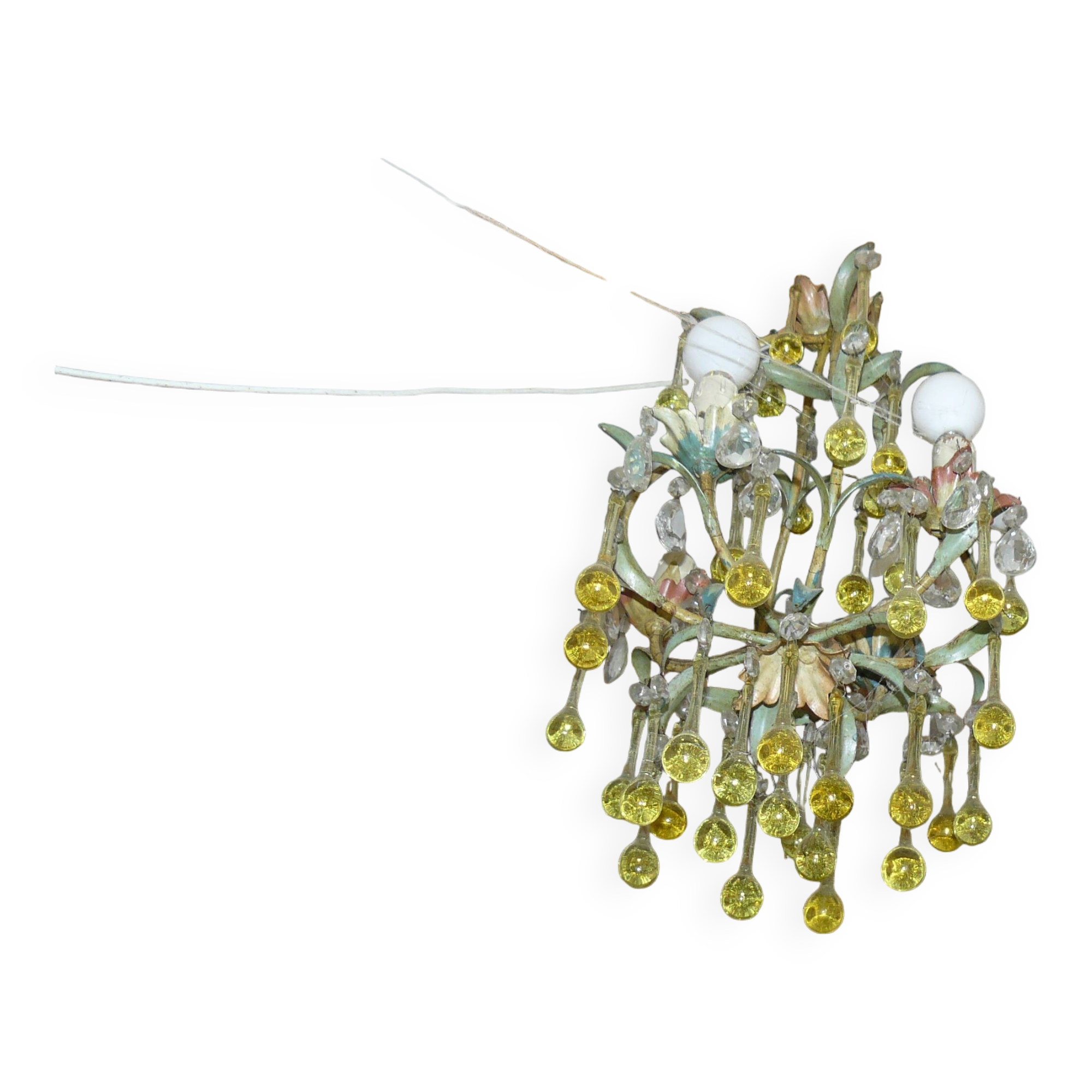 Small Murano drops chandelier