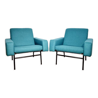 Pair of G10 armchairs by Pierre Guariche for Airborne, circa 1955