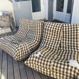 Set of 2 Togo armchairs