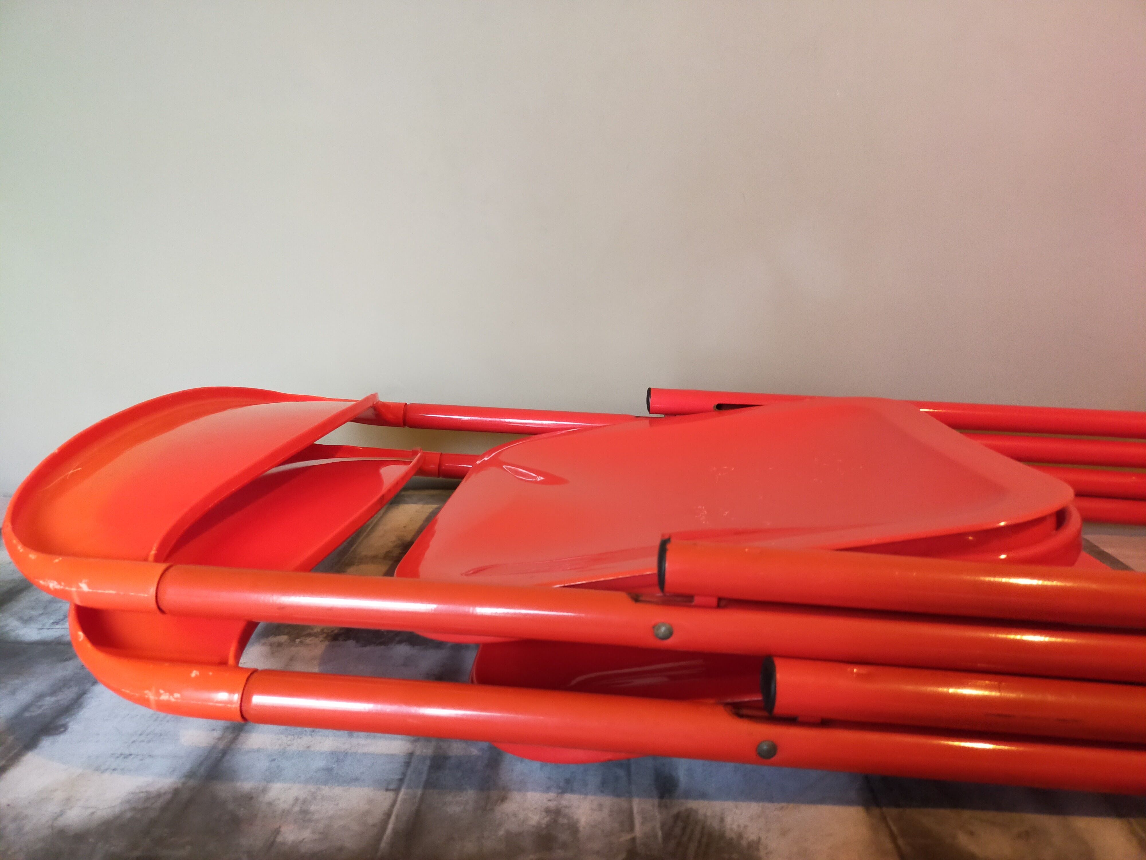 Pair of 80s folding chairs