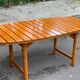Clairitex 1970 folding garden table in solid wood 160x80cm