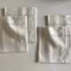 Pair of shortsowing pillowcase in linen wire without monogram