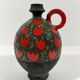 Alvino Bagni pottery vase Tulipani Rossi, Italy