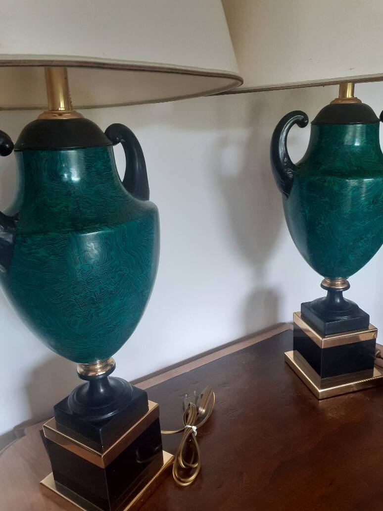 Pair of lamps by Giulia Mangani