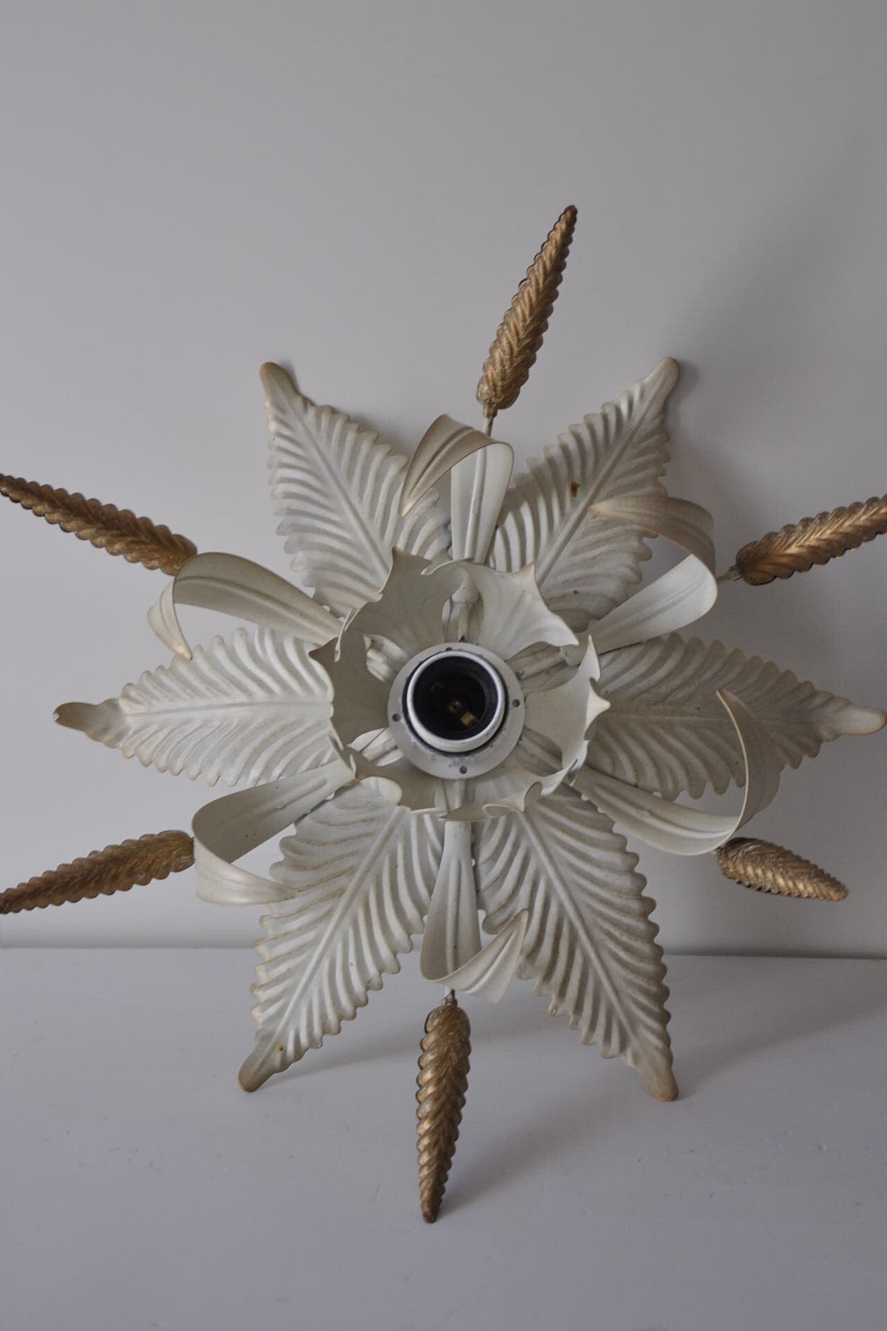 Applique ou plafonnier feuilles
