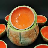 Together dabbling melon fruit salad