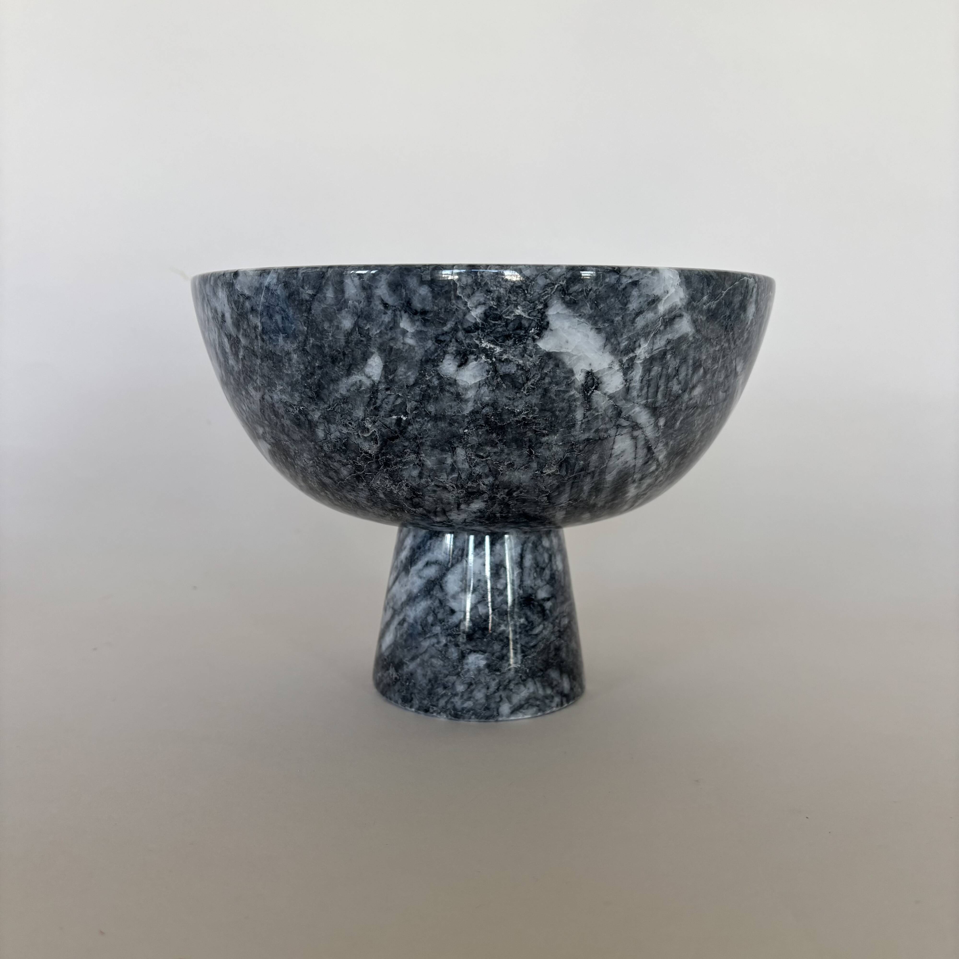 Marble pedestal cup