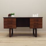 Bureau en palissandre, design danois, années 1960, designer : Torben Valeur & Henning Jens