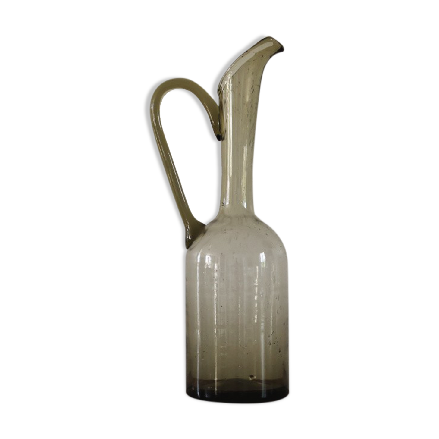 Blown glass ewer