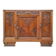 Art deco sideboard marble top, old buffet furniture, vintage dresser