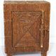 Dutch bedside marquetry Cork-folk art