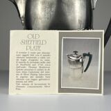 Antique silver-plated coffee pot from Sheffield, 1890s.