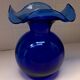 Blue Crystal Vase Lancel