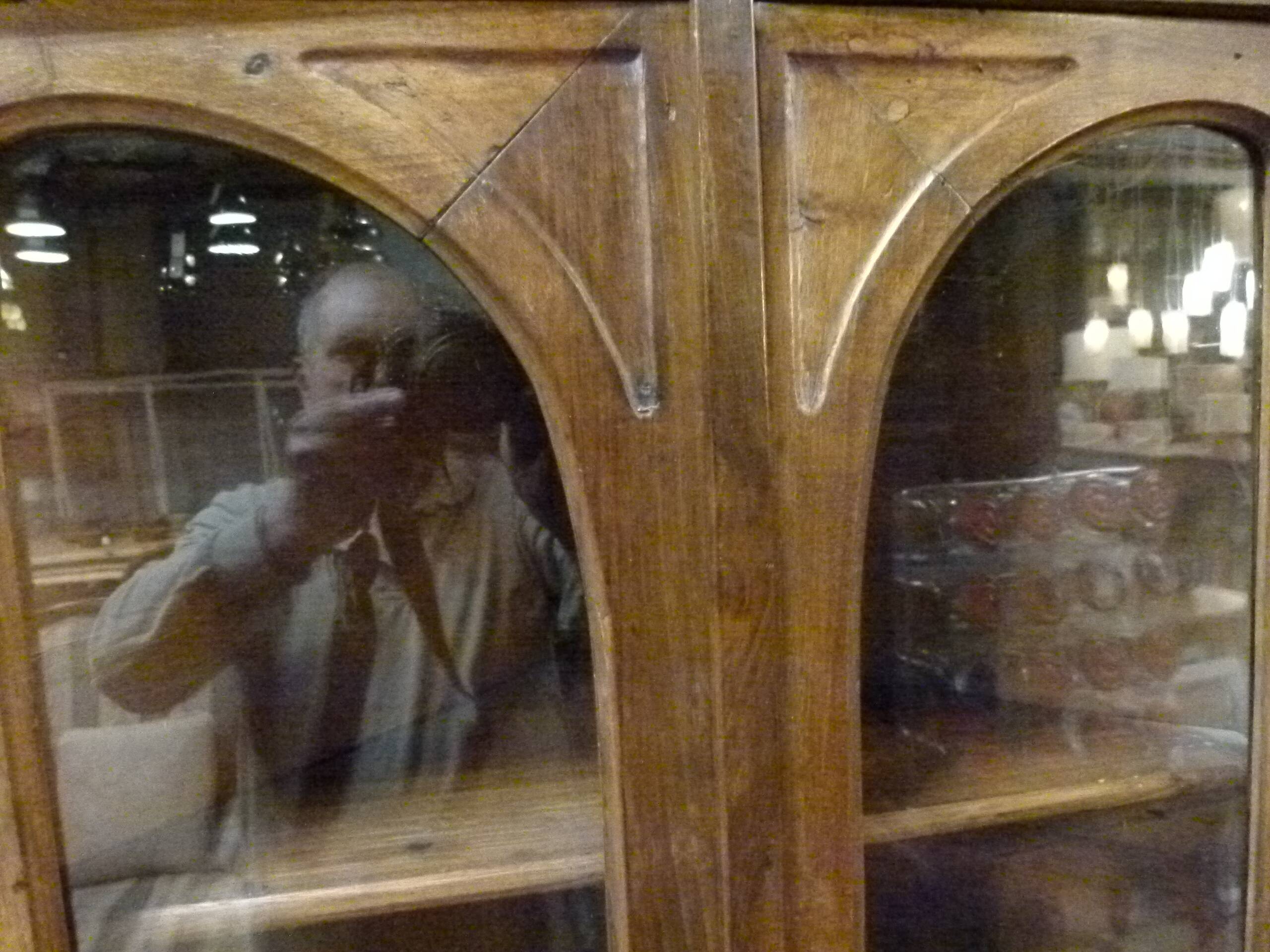 19th century corner cabinet