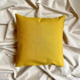 Yellow oilcloth cushion 40 cm