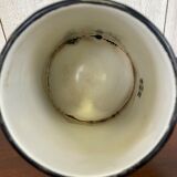 Yellow enamelled coffee maker