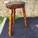 Brutalist tripod stool 1960