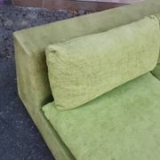 Superb vintage 70s two-seater retro space age sofa