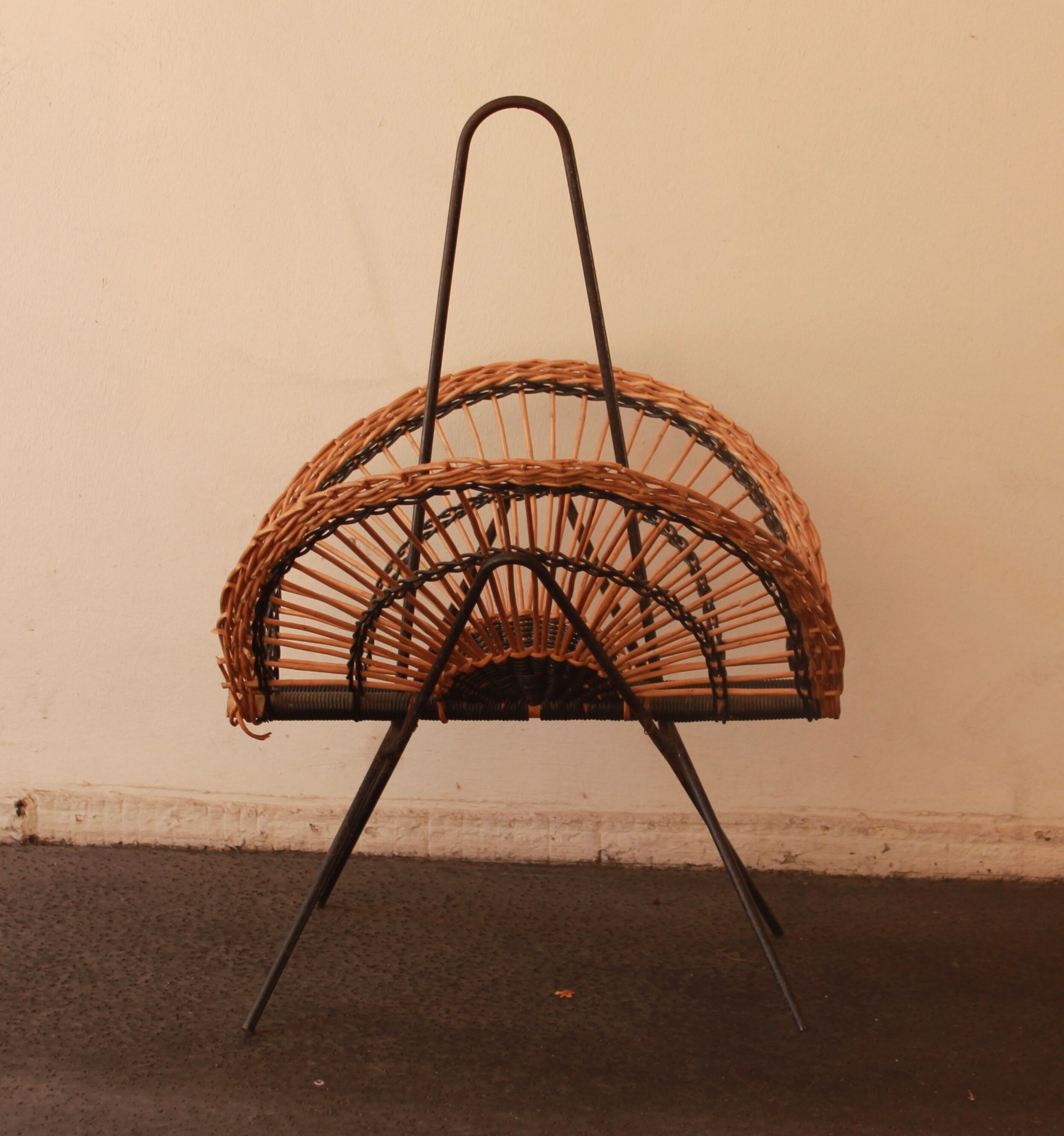 Magazine rack Wicker 1950