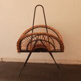 Magazine rack Wicker 1950